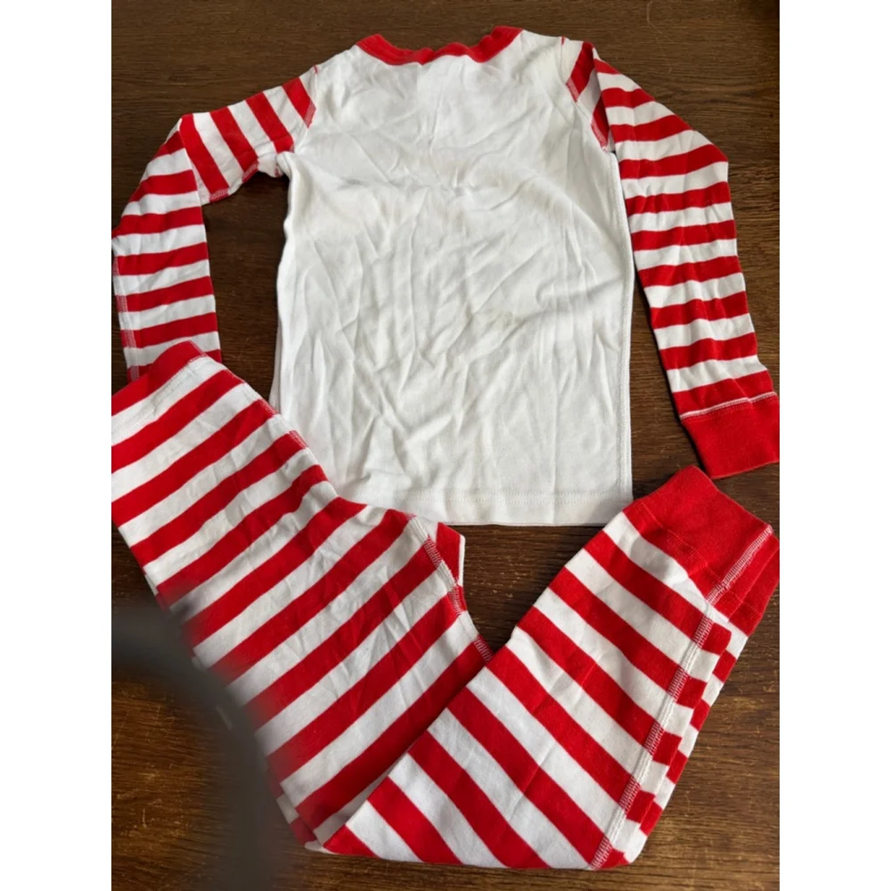 Hanna Andersson Dr Seuss Cat In The Hat Pajamas Size 110 5 Red Stripe Organic Co
